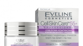 Cell Skin Care 55+ PROFESSIONAL ODBUDOWA KOMÓRKOWA Uroda, LIFESTYLE - CELL SKIN CARE™ ODBUDOWA KOMÓRKOWA to profesjonalny program odmładzający opracowany przez ekspertów laboratoriów Eveline Cosmetics w oparciu o najnowsze osiągnięcia współczesnej kosmetologii i medycyny estetycznej.
