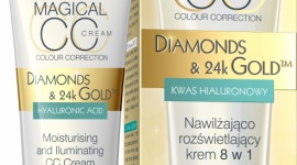 Nawilżająco-rozświetlający CC krem 8w1 DIAMONDS&24kGOLD™ Uroda, LIFESTYLE - INNOWACJA! Formuła z naturalnymi mikrokapsułkami podczas aplikacji z białego kremu zmienia się w rozświetlający fluid.