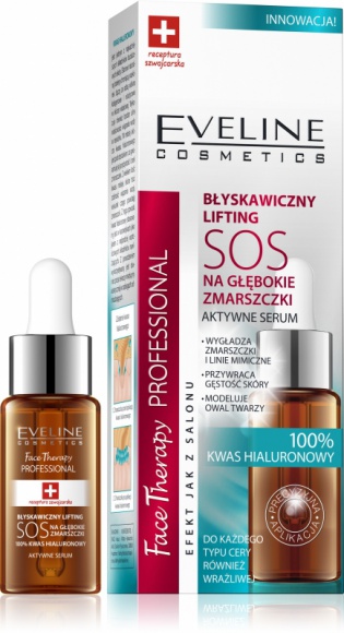 BŁYSKAWICZNY LIFTING SOS NA GŁĘBOKIE ZMARSZCZKI Eveline Cosmetics