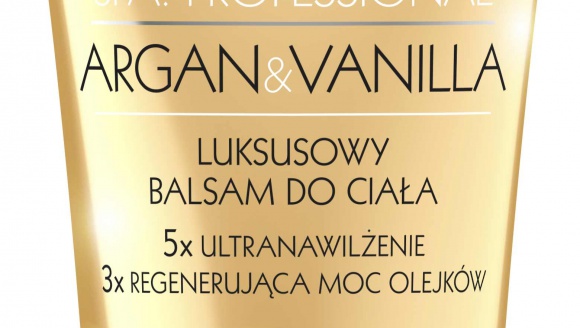 Luksusowy Balsam do ciała od Eveline Cosmetics ARGAN&VANILLA Uroda, LIFESTYLE - TERAPIA NAWILŻAJĄCO-REGENERUJĄCA DO SKÓRY NORMALNEJ I SUCHEJ title =