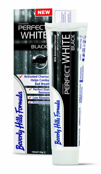 Beverly Hills Formula PERFECT WHITE BLACK Czarna pasta wybiela najlepiej! Uroda, LIFESTYLE - Ta czerń gwarantuje perfekcyjną biel. Hollywoodzki uśmiech, zdrowe i wolne od przebarwień zęby – jeśli o tym marzysz, to właśnie pojawiła się w Polsce czarna pasta wybielająca Beverly Hills Formula Perfect White Black. title =