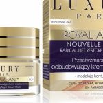 LUXURY PARIS Przeciwzmarszczkowy odbudowujący krem-maska na noc 60+