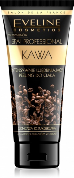 Eveline Cosmetics INTENSYWNIE UJĘDRNIAJĄCY PEELING DO CIAŁA KAWA Uroda, LIFESTYLE - ODNOWA KOMÓRKOWA / AKSAMITNIE GŁADKA SKÓRA W 5 SEKUND title =