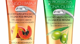 Eveline Cosmetics NOWE BALSAMY DO CIAŁA POD PRYSZNIC SPA! PROFESSIONAL Uroda, LIFESTYLE - Firma Eveline Cosmetics jako jeden z pierwszych producentów kosmetyków wprowadziła balsamy pod prysznic na polski rynek. Obecnie do już istniejących linii dołączyły dwa nowe balsamy o zapachu mango&papaja oraz zielona oliwka.
