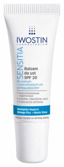 Balsam do ust SPF 20 Iwostin Sensitia - zdrowe i piękne usta przez cały rok Uroda, LIFESTYLE - Latem, gdy nie musimy obawiać się niskich temperatur i efektu spierzchniętych ust, zapominamy o ich pielęgnacji. A o ich kondycję trzeba dbać niezależnie od pory roku. Naprzeciw tej potrzebie wychodzi Laboratorium Iwostin, które proponuje Balsam do ust SPF 20 Iwostin Sensitia. title =
