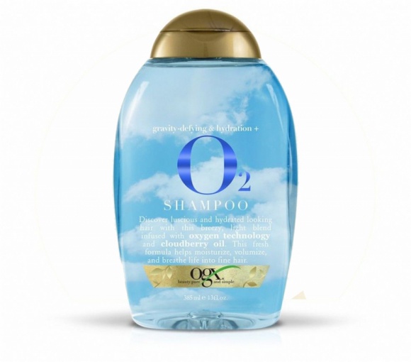OGX Anti-Gravity + Hydration O2 z liposomami tlenu dla delikatnych włosów Uroda, LIFESTYLE - Lekkie i nawilżone włosy? To możliwe z nową serią OGX, zawierającą liposomy tlenu i wyciąg z maliny moroszki. title =