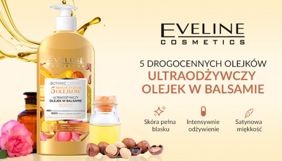 Eveline Cosmetics Botanic Expert Ultraodżywczy Olejek w Balsamie Uroda, LIFESTYLE - Skóra sucha pozbawiona jędrności title =
