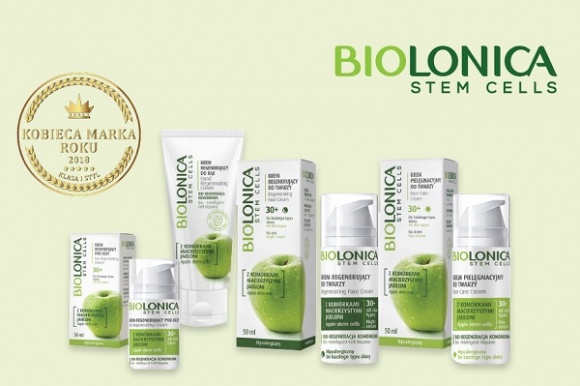 BIOLONICA Z TYTUŁEM KOBIECA MARKA ROKU 2018 Uroda, LIFESTYLE - Innowacyjna linia kosmetyków BIOLONICA APPLE STEM CELLS otrzymała tytuł KOBIECA MARKA ROKU 2018. title =