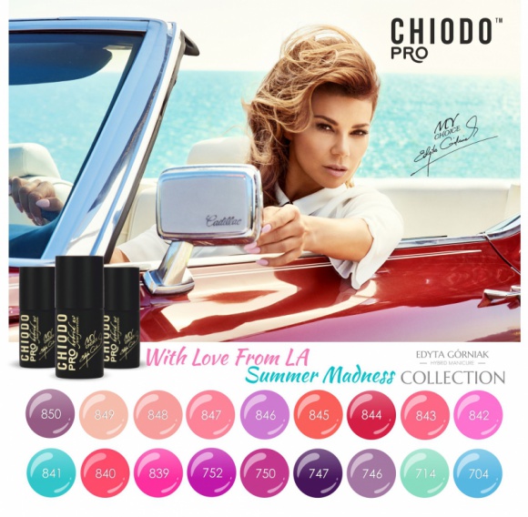 Nowa paleta lakierów hybrydowych na lato od ChiodoPRO Uroda, LIFESTYLE - Dla wielbicielek intensywnych kolo-rów marka ChiodoPRO przedstawia nową paletę lakierów hybrydowych. Powstała ona z myślą o cudownej letniej pogodzie, a zawarte w niej kolory idealnie pasują do wakacyjnych stylizacji w stylu marine czy z różowymi flamingami. title =