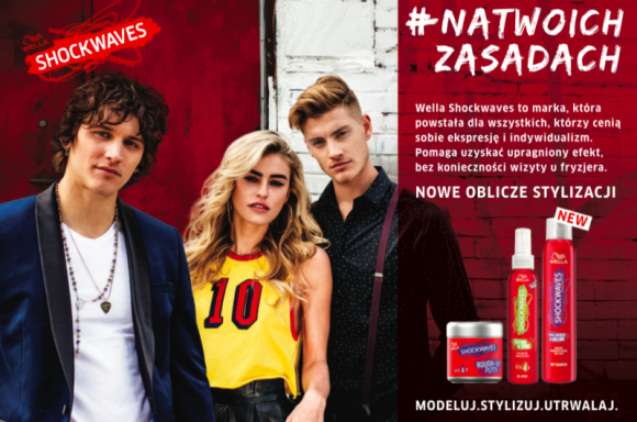 Wella Shockwaves, czyli nowe oblicze stylizacji #NaTwoichZasadach! Uroda, LIFESTYLE - Stylizacja włosów nie musi być trudna. Wręcz przeciwnie, z Wella Shockwaves staje się prosta i przyjemna. Dzięki tym produktom każdy ma możliwość stworzenia fryzury na swoich zasadach. title =