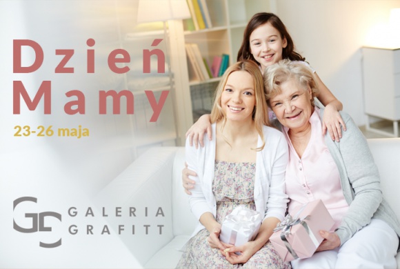 Dzień Mamy z Galerią Grafitt Uroda, LIFESTYLE - Dzień Matki to wyjątkowe święto, warto je celebrować jak najdłużej. A Galeria Grafitt rozpoczyna wielkie świętowanie już dziś. title =