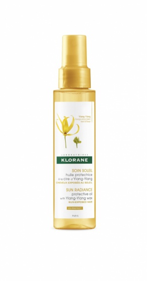 Klorane olejek do włosów na bazie wosku Ylang-Ylang ochrona UV Uroda, LIFESTYLE - Ochrona UV, sól, piasek, chlor title =