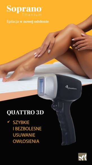SOPRANO TITANIUM - przełom w depilacji laserowej Uroda, LIFESTYLE - Kobiety marzą o gładkim ciele bez konieczności ciągłej depilacji. Wystarczy zastosować bezbolesną i bezpieczną depilację laserową najnowocześniejszą maszyną Soprano Titanium, którą - jako jedna z nielicznych w Polsce - posiada klinika kosmetyczna Open Clinic w Warszawie. title =